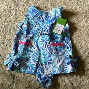 Lilly Pulitzer NWT 3/6 month shift dress